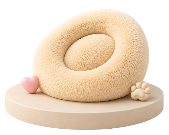 Pawro™ Calming Donut Bed for Cats & Dogs