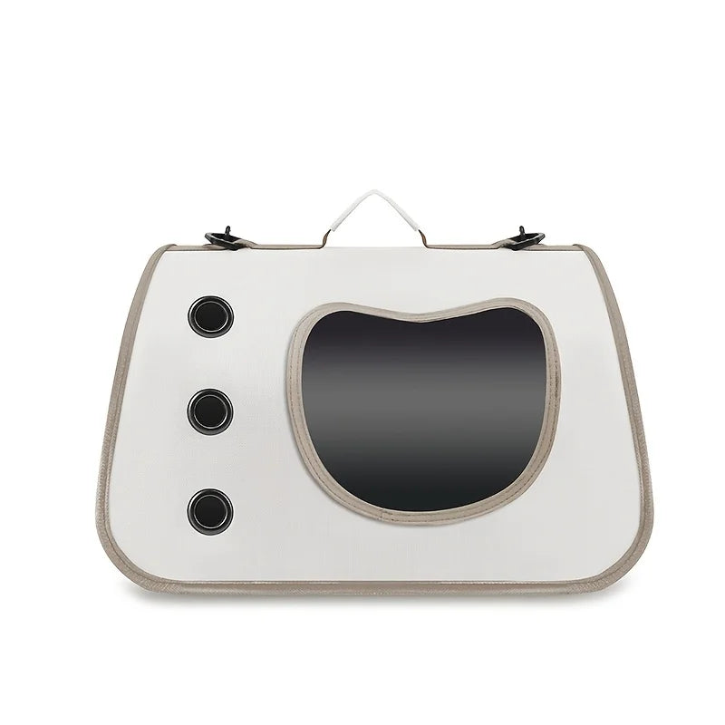 Pawro Foldable Pet Travel Carrier with breathable mesh windows — view 5