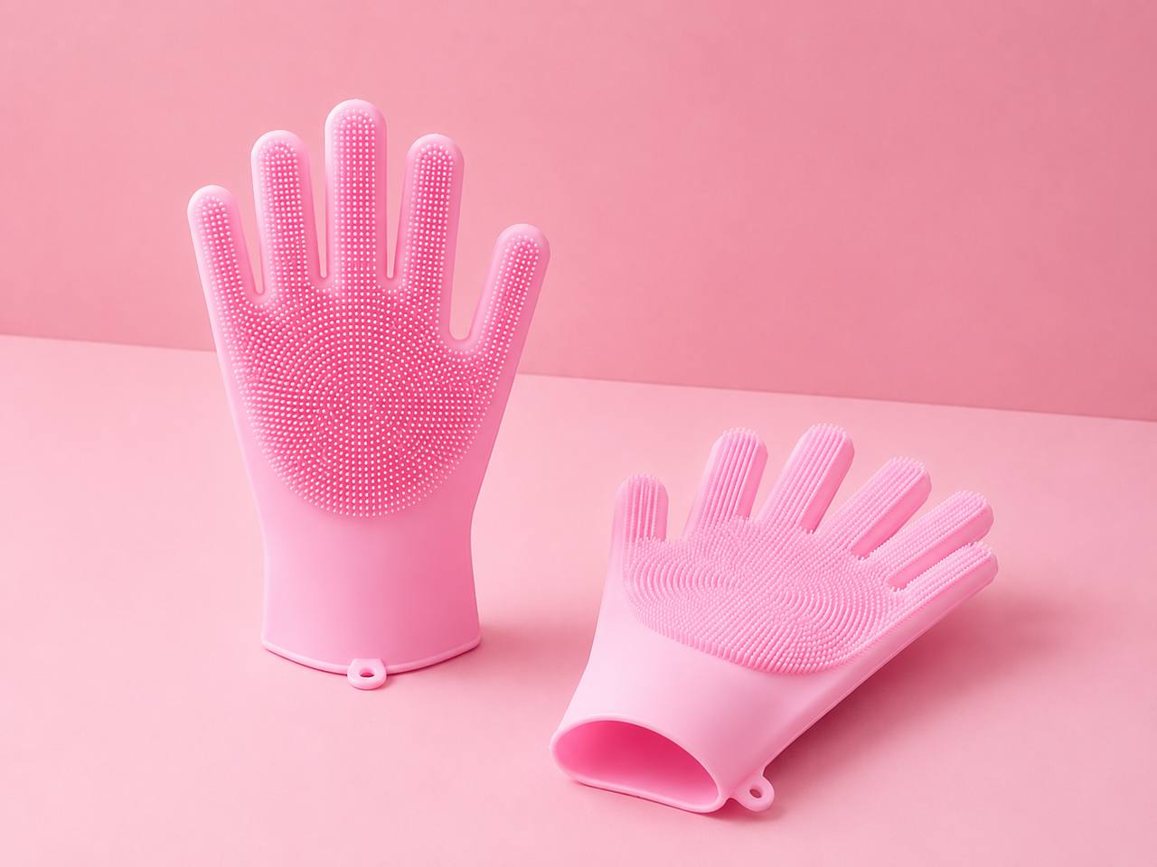 Pawro Silicone Pet Bath Glove — soft grooming bristles, view 2