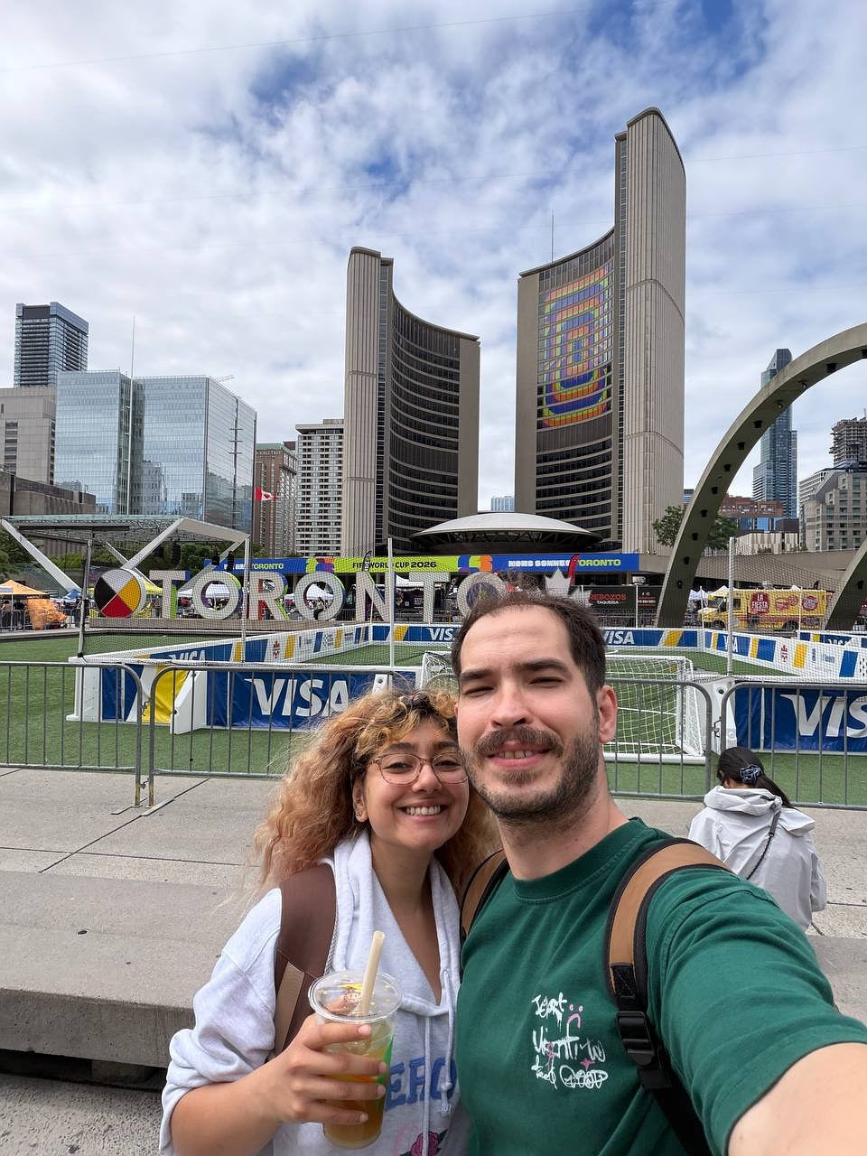 Roham and Aida, founders of Pawro in Toronto