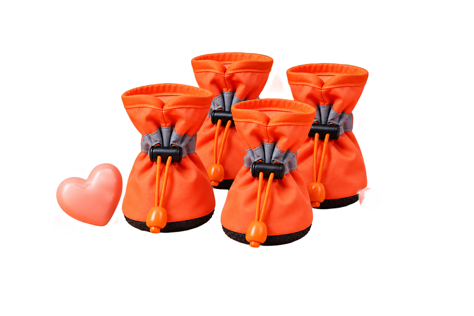 Pawro RainyPaws  Waterproof Anti-Slip Dog Boots (Set of 4)